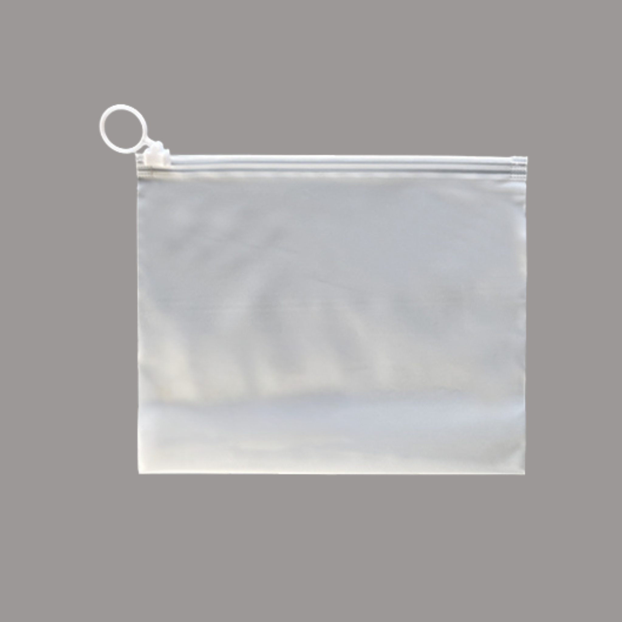 再生磨砂圓環拉鏈袋 再生磨砂圓環拉鏈袋